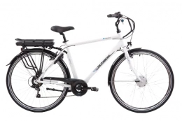 F.lli Schiano Fahrräder F.lli Schiano Men's E-Moon E-Bike, Weiss, 53cm