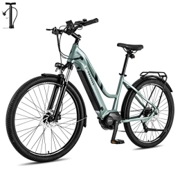 Fafrees Fahrräder Fafrees FM8 E-Bike 27, 5 Zoll Elektrofahrrad 250W 36V 14.5Ah Akku City Bike LCD-Display mit APP-Steuerung und USB-Anschluss, E-Mountainbike Shimano 9-Gang-Schaltung