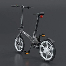 GHGJU Fahrräder Fahrrad 16 Zoll klapp elektrofahrrad tragbare kleine magnesiumlegierung elektrofahrzeug Geeignet fr den Alltag Sport und selbst Fitness (Color : Gray1)