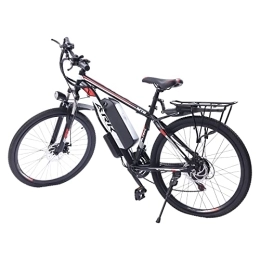 FUROMG Fahrräder Fahrrad 26inch Elektrisches Fahrrad E-Mountain Bike, Elektrisches Fahrrad Geeignet für Männer und Frauen 250W 36V 21Gänge E Bike Rot