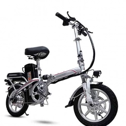Jakroo Fahrräder Fahrradklappen Elektrisches Fahrrad 14 Zoll 48V Elektrofahrräder Mit Dual Scheibenbremsen Elektrofahrrad Servounterstützung Max Geschwindigkeit 25 Km / H,