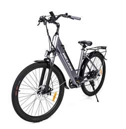 fangqi Elektrofahrräder fangqi E-Bike, 27.5zoll Elektrofahrrad, e-Bike, Citybike, Mountainbike, Shimano 7Gang, 250W Motor, 36V / 10.4AH Akku mit großer Kapazität, mit LCD-Messgerät, mit LED-Scheinwerfer und Reflektor