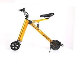 FENGFENGGUO Elektrofahrräder FENGFENGGUO Elektrisches Fahrrad, faltendes Mini-Batterie-Auto-erwachsenes kleines Roller-tragbares Zweiradfahrrad, orange