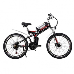 FFF-HAT Fahrräder FFF-HAT Faltbares Elektrofahrrad für Erwachsene 26-Zoll-Elektrofahrrad / Pendler-Elektrofahrrad 48V10AH Batterie-Mountainbike