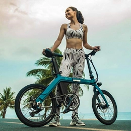 Fiido Fahrräder FIIDO D11 Fashion Elektrofahrrad für Erwachsene mit ausbaubarer 11, 6-Ah-Batterie, bürstenloser 250-W-Motor, LCD-Display, 7-Gang-Shimano, 20-Zoll-Räder, 17, 5 kg Leichtgewicht, Tragfähigkeit 120 kg