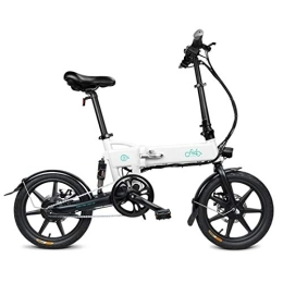 Fiido Fahrräder FIIDO D2 Elektrofahrrad, wiederaufladbares zusammenklappbares E-Bike für Erwachsene, leichtes Fahrradfahrwerkzeug für den Außenbereich, Höchstgeschwindigkeit 25 km / h, Unisex-Fahrrad - Weiß