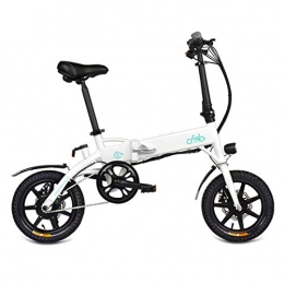 Fiido Fahrräder FIIDO DI Elektrofahrrad Klappbares E-Bike für Erwachsene, Pendlerfahrrad 16-Zoll-Rad, Höchstgeschwindigkeit 25 km / h, 250 W / 36 V, Bremsen 3 Modi, Unisex-Fahrrad - Weiß