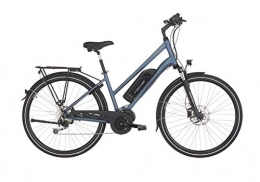 Fischer Fahrräder Fischer Damen - E-Bike Trekking ETD 1820, saphirblau matt, 28 Zoll, RH 44 cm, Mittelmotor 50 Nm, 48 V Akku