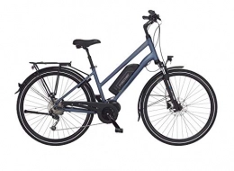 Fischer Fahrräder FISCHER Damen - Trekking E-Bike ETD 1820, Elektrofahrrad, saphirblau matt, 28 Zoll, RH 44 cm, Mittelmotor 50 Nm, 48 V Akku