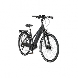 Fischer Elektrofahrräder FISCHER Damen - Trekking E-Bike VIATOR 4.0i, Elektrofahrrad, schwarz matt, 28 Zoll, RH 44 cm, Mittelmotor 50 Nm, 48 V / 504 Wh Akku im Rahmen