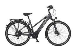 Fischer Fahrräder FISCHER Damen - Trekking E-Bike VIATOR 5.0i, Elektrofahrrad, grau matt, 28 Zoll, RH 49 cm, Brose Drive C Mittelmotor 50 Nm, 36 V Akku
