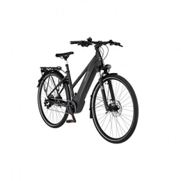 Fischer Fahrräder FISCHER Damen - Trekking E-Bike VIATOR 6.0i, Elektrofahrrad, Graphit metallic matt, 28 Zoll, RH 44 cm, Brose Drive S Mittelmotor 90 Nm, 36 V Akku im Rahmen