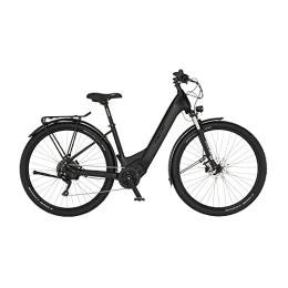 Fischer Fahrräder Fischer E-Bike ATB Terra 8.0i Elektrofahrrad für Damen und Herren, RH 43 cm, Mittelmotor 90 Nm, 36 V Akku, schwarz, 43cm-711Wh