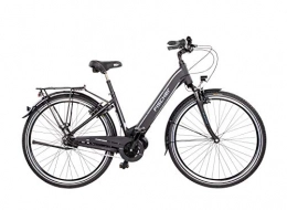 Fischer Fahrräder Fischer E-Bike City CITA 3.1i, Elektrofahrrad, schwarz matt, 28 Zoll, RH 44 cm, Mittelmotor 50 Nm, 48V Akku im Rahmen