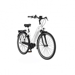 Fischer Elektrofahrräder FISCHER E-Bike City CITA 3.1i, Elektrofahrrad, weiß matt, 28 Zoll, RH 44 cm, Mittelmotor 50 Nm, 48 V / 418 Wh Akku im Rahmen