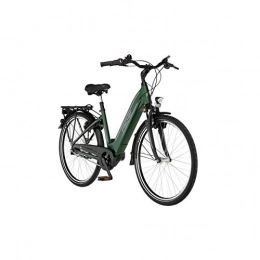 Fischer Fahrräder FISCHER E-Bike City CITA 4.1i, Elektrofahrrad, grün matt, 28 Zoll, RH 44 cm, Mittelmotor 65 Nm, 36 V Akku im Rahmen