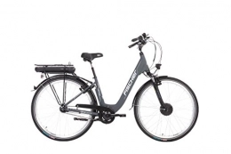 Fischer Fahrräder FISCHER E-Bike City ECU 1801, anthrazit, 28 Zoll, RH 44 cm, Frontmotor 25 Nm, 36 V Akku