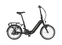 Fischer Fahrräder FISCHER E-Bike Klapprad Agilo 2.0 Elektrofahrrad für Damen und Herren, RH 36 cm, Hinterrradmotor 25 Nm, 36 V Akku im Rahmen, schwarz matt, 20 Zoll