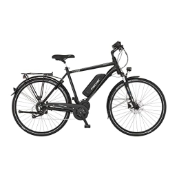 Fischer Fahrräder Fischer E-Bike Trekking VIATOR 3.0 Elektrofahrrad für Damen und Herren, RH 55 cm, Mittelmotor 80 Nm, 48 V Akku, schwarz matt, 55cm-557Wh