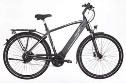 Fischer Fahrräder Fischer Herren - E-Bike Trekking VIATOR 5.0i, grau matt, 28 Zoll, RH 50 oder 55 cm, Brose Drive C Mittelmotor 50 Nm, 36 V Akku