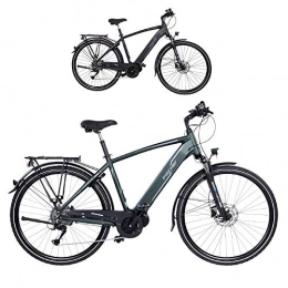 Fischer Fahrräder FISCHER Herren - Trekking E-Bike VIATOR 4.0i, Elektrofahrrad, grün matt, 28 Zoll, RH 50 cm, Mittelmotor 50 Nm, 48 V Akku im Rahmen