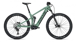 Derby Cycle Fahrräder Focus Thron² 6.8 Bosch Fullsuspension Elektro Mountain Bike 2021 (S / 40cm, Mineral Green)