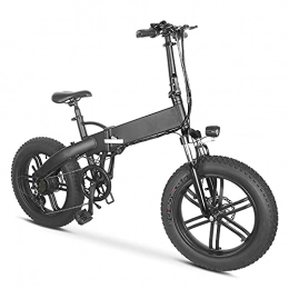 VIVOVILL Fahrräder Folding Adults Electric Bike, 500W Motor 20”Electric Mountain Bike，25KM / H Max Speed Adult Ebike with 36V 10Ah Removable Battery, Professional 21 Speed Shift & Dual-Disc Brakes E-Bike