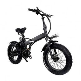 AINY Elektrofahrräder Folding Electric Bike, 20 Zoll-Elektrisches Fahrrad Mit Doppelscheibenbremsen, 48V 8Ah Austauschbare Lithium-Ionen Batterie, Elektrofahrrad Strom Assist, Brushless Getriebemotor