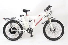 HalloMotor Fahrräder Free Shipping White Frame 48V 1500W Super X8 Ebike With 48V 24AH Japan PANA Li-ion Battery 26 Inch Electric Bicycle