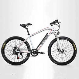 FZYE Fahrräder FZYE 26 Zoll Elektrofahrräder Bike, 48V350W Offroad Bicycle Federgabel LCD-Anzeige Fahrräder Sport Outdoor Freizeit, Weiß