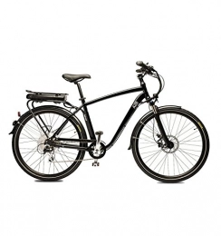A2B Fahrräder Galvani - Hochwertiges Elektrofahrrad, 36V Power Pedelec, Reifengrösse 28 Zoll (49 cm) (schwarz)
