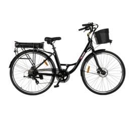 generisch Elektrofahrräder Generisch 2Flash City E-Bike | Model AL2 (schwarz)