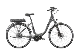 generisch Fahrräder Generisch SPR Monaco City E-Bike Elektrofahrrad Alu 28 Zoll mit Zentralmotor-Motor 250W, Batterie 36V Akku Grau