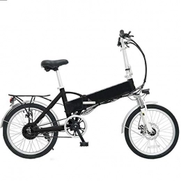GEXING Fahrräder GEXING Zusammenklappbares Elektroauto 36 V * 250 W, Geschwindigkeit bis zu 25 km / h, elektrisches Fahrrad for Erwachsene mit Aluminiumrahmen (Color : Black)
