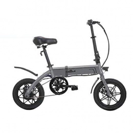 GEXING Elektrofahrräder GEXING Zusammenklappbares Elektroauto Mnnliches und weibliches kleines Roller Mini erwachsenes Fahrrad (Color : Black)