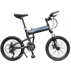 GHGJU Fahrräder GHGJU Fahrrad 20 Zoll aluminiumlegierung klapp Mountainbike Erwachsene Geschwindigkeit Fahrrad BMX Geeignet for den tglichen Sport und Radfahren (Color : Black)