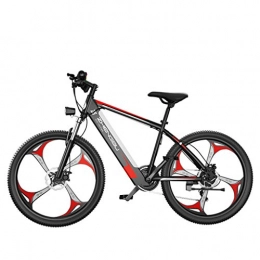 GJQ Elektrofahrräder GJQ 26-Zoll-Elektro-Mountainbike für Erwachsene, Fat Tire elektrisches Fahrrad für Erwachsene Schnee / Berg / Strand Ebike mit Lithium-Ionen-Akku, Rot