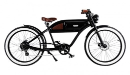 GREASER - Michaelblast Fahrräder Greaser E-Bike Stadtcruiser vintage Style Fahrrad Greaser black-white