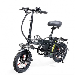 GUOJIN Fahrräder GUOJIN Elektrofahrrad Zusammenklappbar Leichtes Elektrofahrrad 400W 48V mit 14-Zoll-Reifen-13AH Lithium Batterie Mountainbike, Höchstgeschwindigkeit 30Km / H