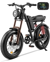 Gyroor E-Bike Elektrofahrrad 20 Zoll, 48V 16Ah Lithiumbatterie, Offroad E-Mountainbike 7 Gänge mit Hydraulische Bremse, für Erwachsene, Herren Damen…