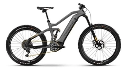 Winora Elektrofahrräder Haibike AllMtn SE Yamaha Elektro Bike 2021 (M / 44cm, Titan / Black / Yellow Matte)