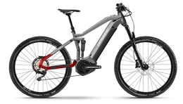 Winora Fahrräder Haibike AllTrail 5 29R 630Wh Yamaha Elektro Fullsuspension Mountain Bike 2022 (L / 48cm, Gloss Grey / Red / Black)