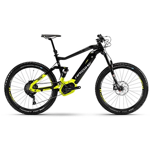 HAIBIKE Fahrräder Haibike E-Bike SDURO FullNine 3.0 18 HB BCXP Titanium / Lime / Black Large