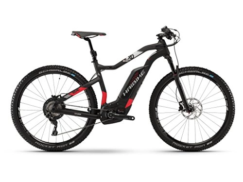 HAIBIKE Elektrofahrräder Haibike E-Bike SDURO HardSeven Carbon 9.0 500Wh 11-G XT 18 HB BCXP Carbon / Red / Silver Matt Large