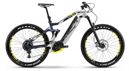 HAIBIKE Fahrräder Haibike E-Bike XDURO AllMtn 7.0 500Wh 11-G NX 18 HB BCXP Silver / Blue / Yellow matt RH47