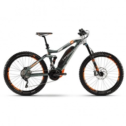 HAIBIKE Elektrofahrräder Haibike E-Bike XDURO AllMtn 8.0 500Wh 20-G XT 18 HB YXC Oliv / Orange / Silber Matt Large