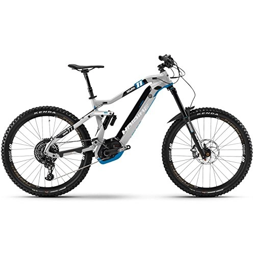 HAIBIKE Elektrofahrräder Haibike E-Bike XDURO Nduro Tschugg 23 500Wh 8-G EX1 18 HB BCXP Grey / Black / Blue Large