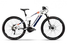 HAIBIKE Elektrofahrräder HAIBIKE SDURO FullNine 5.0 Yamaha Elektro Bike 2020 (44, Weiß / Orange / Blau)