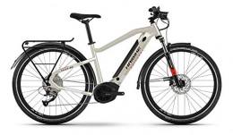 Winora Fahrräder Haibike Trekking 4 Yamaha Elektro Fahrrad 2021 (27.5" LowStep M / 50cm, Desert / White (LowStep))