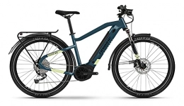 Winora Elektrofahrräder Haibike Trekking 5 500Wh Bosch Elektro Fahrrad 2022 (27.5" Herren Diamant L / 56cm, Blue / Canary (Herren))